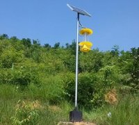 山區(qū)農(nóng)用太陽(yáng)能殺蟲燈的應(yīng)用